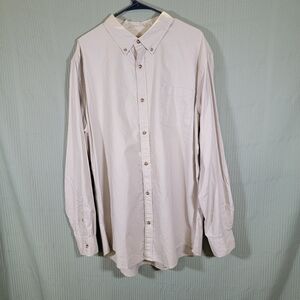 The Foundry Supply Co Wayfarer Gray Casual Button Down Shirt 100% Cotton XLT